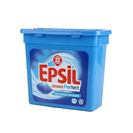 Lessive Epsil - Doses Perfect x32 capsules - 960g
