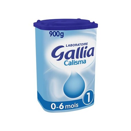 Lait en poudre Calisma Gallia Bébé : Jusqu'à 6 mois - 900g